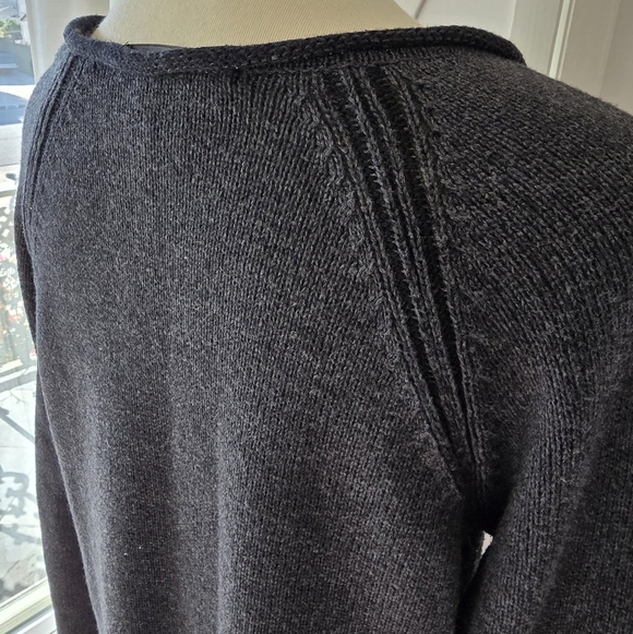 Calvin Klein Women's Knit Long Sleeve Sweater In Gray - Picture 7 of 11